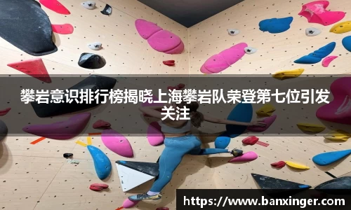 攀岩意识排行榜揭晓上海攀岩队荣登第七位引发关注