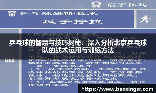 乒乓球的智慧与技巧揭秘：深入分析北京乒乓球队的战术运用与训练方法